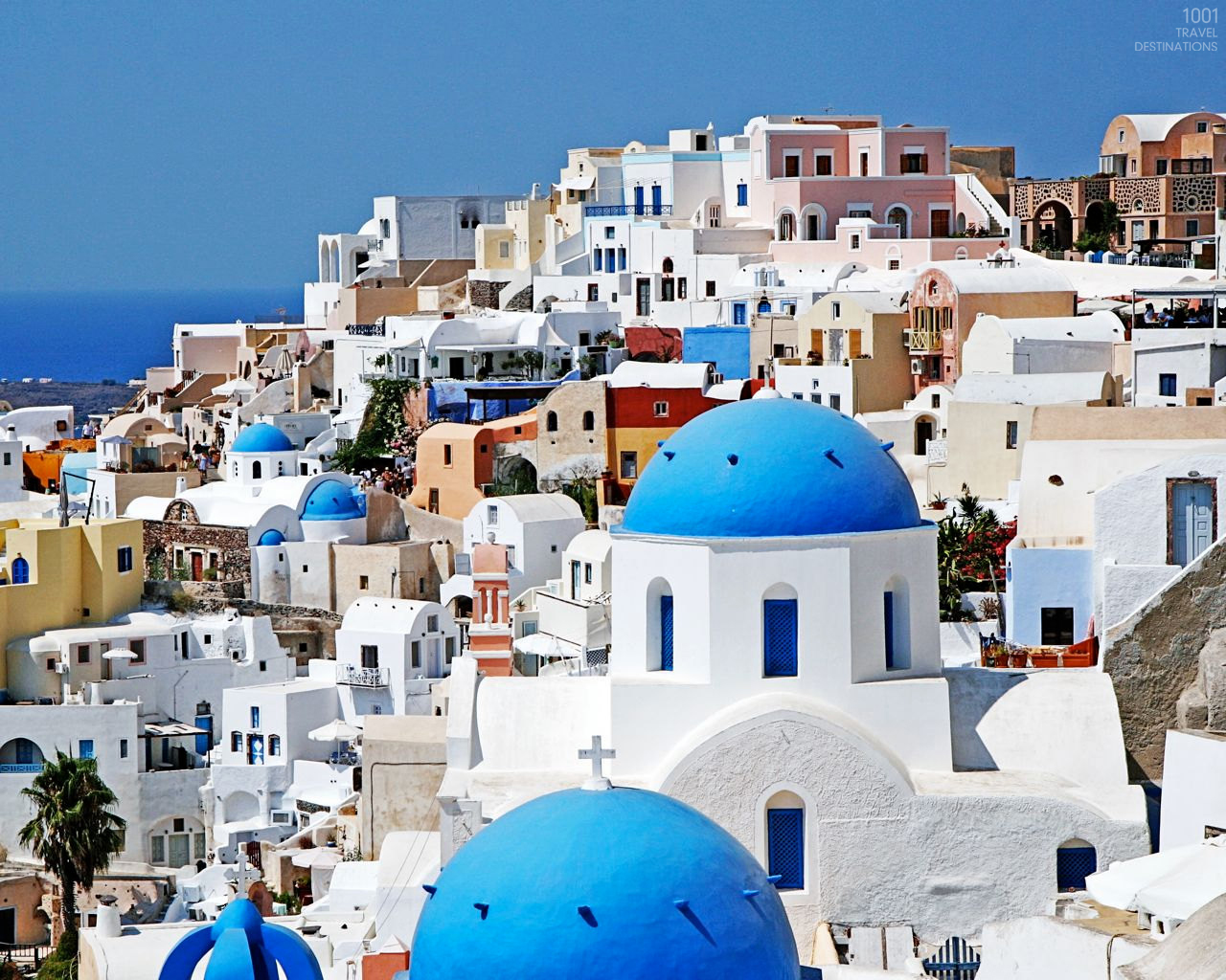 0004 – Santorini – Greece  1001 Travel Destinations