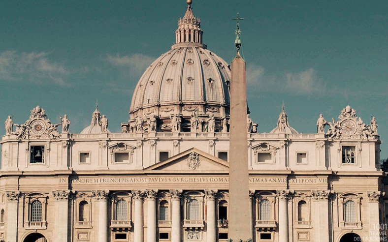 1001-travel-destinations--Vatican-City-St-Peters-Basilica
